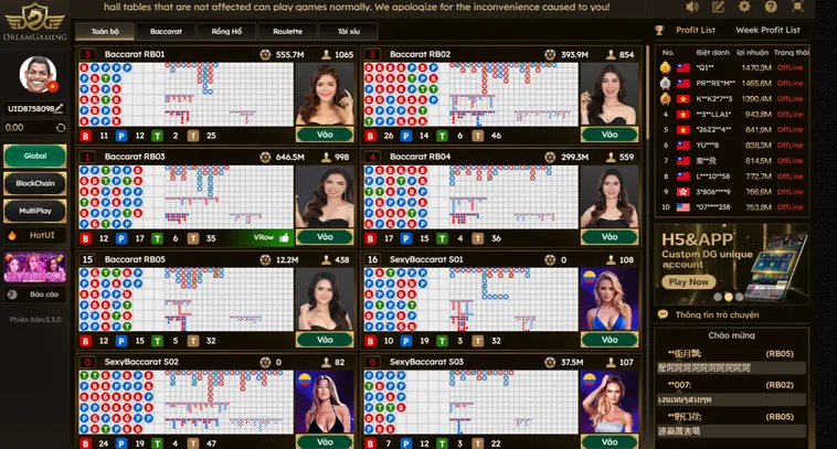 Đa Dạng Bàn Cược Tại Live Casino RikBet Sân Chơi Đẳng Cấp Với Hệ Thống Sòng Bài Trực Tuyến Hiện Đại